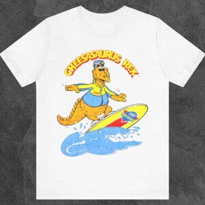 Cheesasaurus Rex 90s Kraft Macaroni And Cheese Mascot Shirt 101